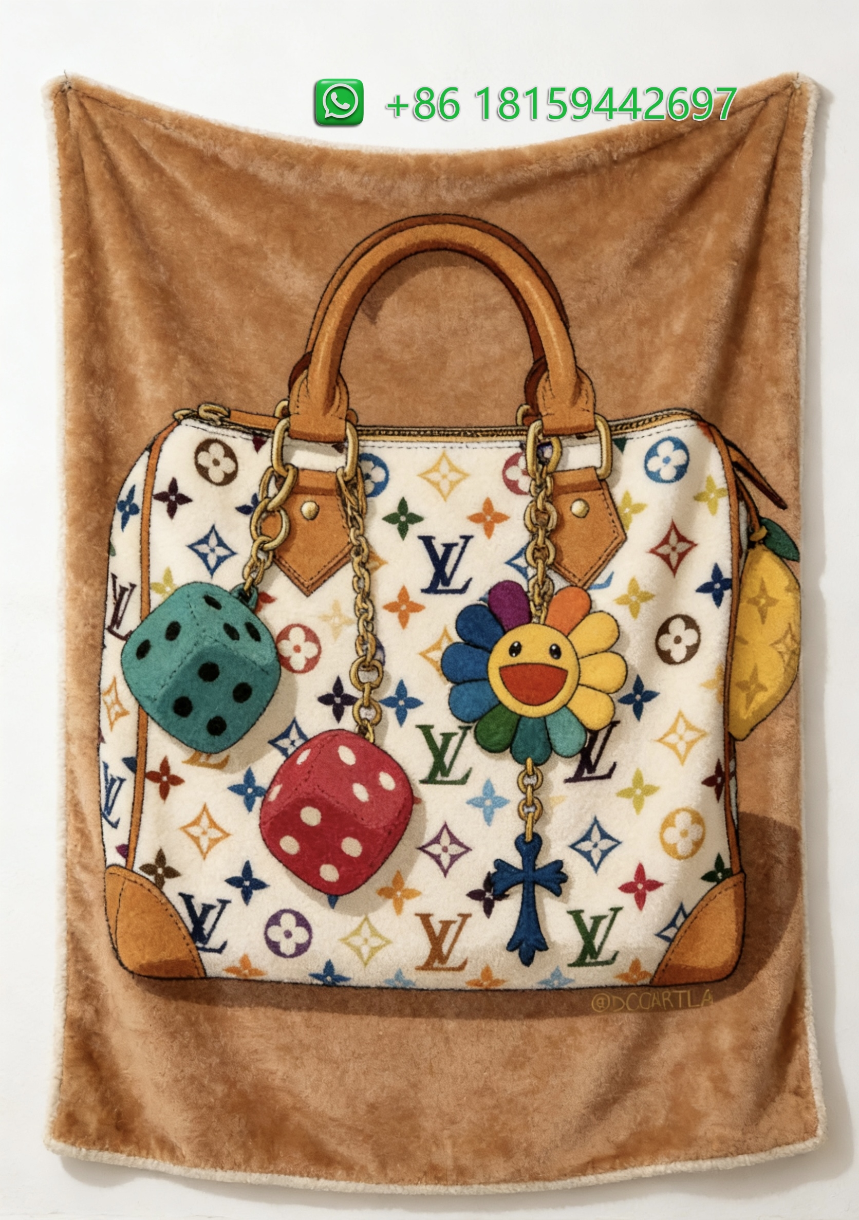 Louis Vuitton Throw Blankets
